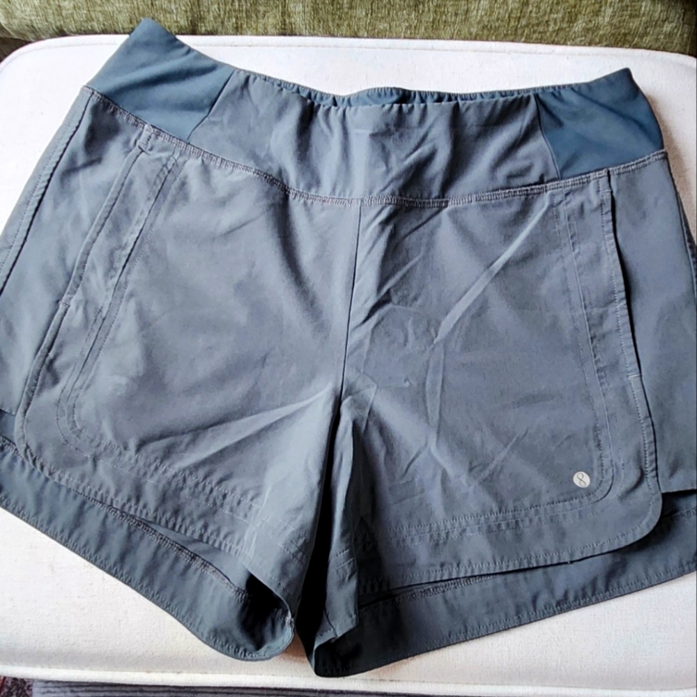 Layer 8 Women's Charcoal Athletic Shorts